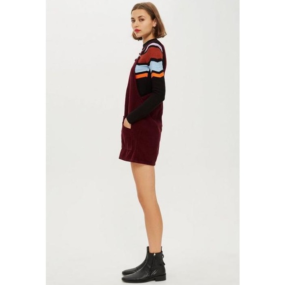 ❌SOLD❌ Topshop Corduroy Overall Dress - Picture 3 of 7